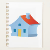 Blue House Spiral Planner (Voorkant)