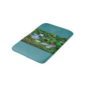 Blue Hummingbird Bath Mat (Gekanteld)