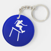 Blue Hurdler Sleutelhanger (Achterkant)