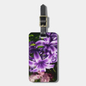 Blue Hyacinth I Spring Floral Bagagelabel (Voorkant verticaal)