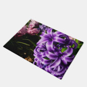 Blue Hyacinth II Spring Floral Deurmat (Schuin)