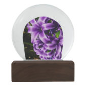 Blue Hyacinth II Spring Floral Sneeuwbol (Achterkant)