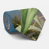 Blue Hyacinth Macaw Parrot Bird Wildlife Stropdas (Opgerold)