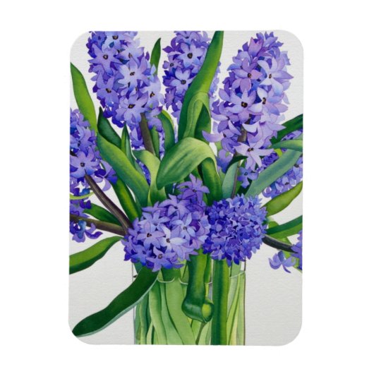 Blue Hyacinths Magneet (Verticaal)