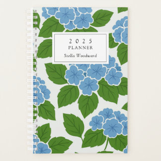 Blue Hydrangea 2025 Planner
