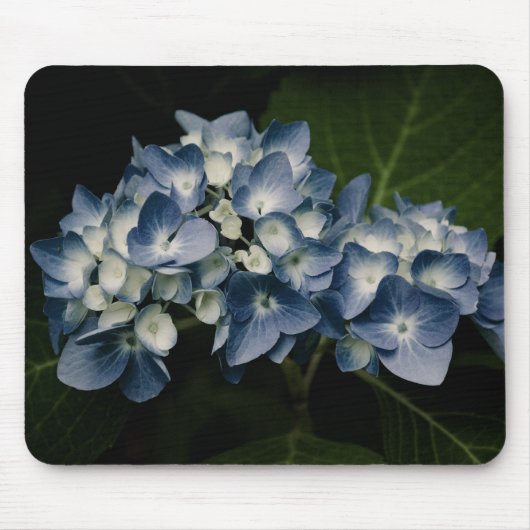 Blue Hydrangea 8514 Mousepad Muismat (Voorkant)