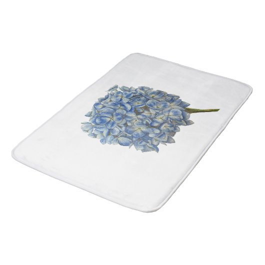 Blue Hydrangea Badmat (Gekanteld)