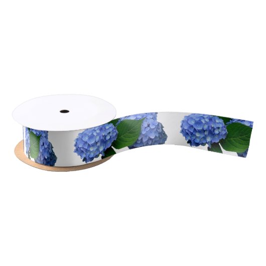 Blue Hydrangea Blooms Greenery Lint (Spoel)