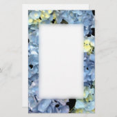 Blue Hydrangea Blossom Briefpapier (Voorkant / Achterkant)