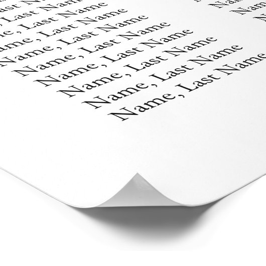 Blue Hydrangea Blush Roos 8 Tafels ZITSCHEMA Poster (Hoek)