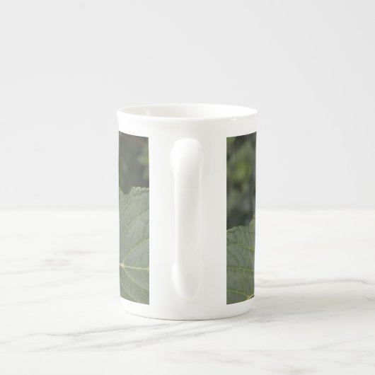 Blue Hydrangea Bone China Mok (Achterkant)