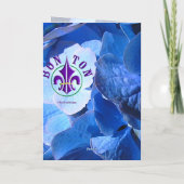 Blue Hydrangea - Carte de voeux (Dos)