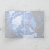 Blue Hydrangea - Carte de voeux (Intérieur)