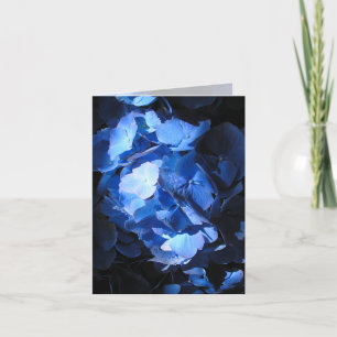 Blue Hydrangea - Carte Note