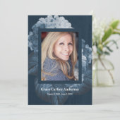 Blue Hydrangea Celebration of Life Programme (Debout devant)