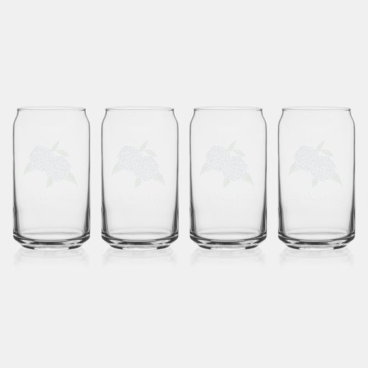 Blue Hydrangea Classic Fête des mariées côtière (Dos)