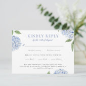 Blue Hydrangea Classic Food Choice Mariage Réponse (Debout devant)