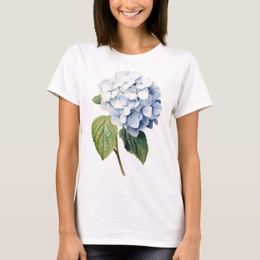 Blue Hydrangea Classic T-shirt (Voorkant)