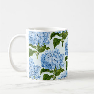 Blue Hydrangea Coffee Mok