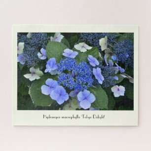 Blue Hydrangea Collectable Flower Legpuzzel