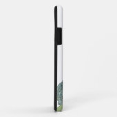 Blue Hydrangea Custom Floral Monogram Chic Case-Mate iPhone Case (Achterkant/rechts)