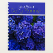 Blue Hydrangea Daily Planner - HAMbWG (Voorkant)