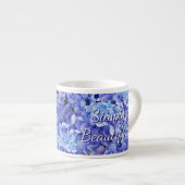 Blue Hydrangea Espresso Cup Espresso Kop (Voorkant rechts)