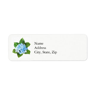 Blue Hydrangea Etiket