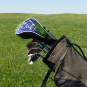 Blue Hydrangea Floral Golfheadcover (Insitu)