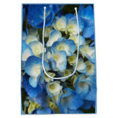  Blue Hydrangea Floral Medium Cadeauzakje (Achterkant)