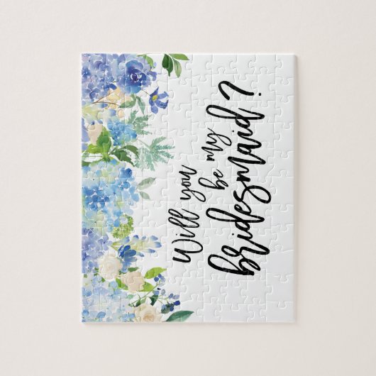 Blue Hydrangea Floral | Puzzle de propositions de (Vertical)