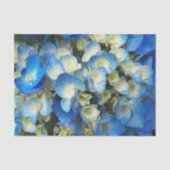 Blue Hydrangea Floral Tissuepapier (Voorkant)