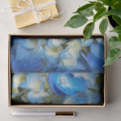 Blue Hydrangea Floral Tissuepapier (Geschenk)