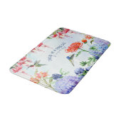 Blue Hydrangea Floral Today is een Good Day Garden Badmat (Gekanteld)