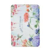 Blue Hydrangea Floral Today is een Good Day Garden Badmat (Voorkant Verticaal)