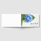 Blue Hydrangea Floral Wedding Gastenboek (Volledig)