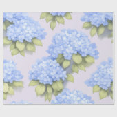 Blue Hydrangea Floral Wrap Roll – Boutique Cadeaupapier (Vlak)