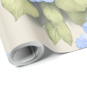 Blue Hydrangea Floral Wrap Roll – Boutique Cadeaupapier (Rol Hoek)
