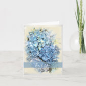 Blue Hydrangea Flower Bridesmaid Merci (Devant)