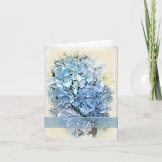 Blue Hydrangea Flower Bridesmaid Merci (Devant)
