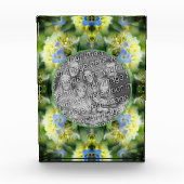 Blue Hydrangea Flower Creëer Uw Eigen Fotoblokken (Voorkant)