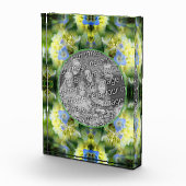 Blue Hydrangea Flower Creëer Uw Eigen Fotoblokken (Rechts)