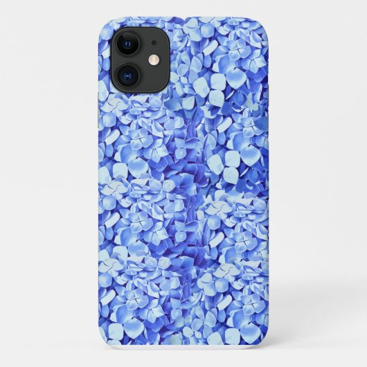 Blue Hydrangea Flower iPhone/iPad case (Achterkant)