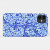 Blue Hydrangea Flower iPhone/iPad case (Achterkant (horizontaal))