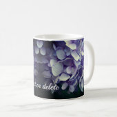 Blue Hydrangea Flower Personalized Koffiemok (Voorkant rechts)