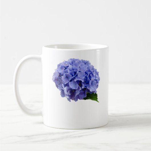 Blue Hydrangea Flower Spring Summer Koffiemok (Links)