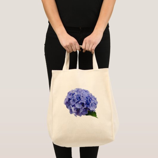 Blue Hydrangea Flower Spring Summer Tote Bag (Voorkant (product))