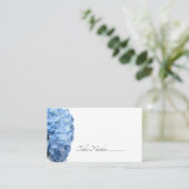 Blue Hydrangea Flower Tableau Numéro Cartes (Debout devant)