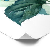 Blue Hydrangea Flowers Art Print Poster (Hoek)