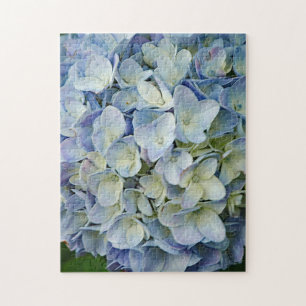 Blue Hydrangea Flowers Photo Legpuzzel